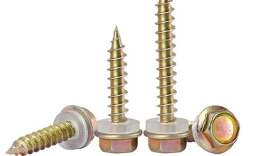 Hexagon screw unlike hexagon bolt